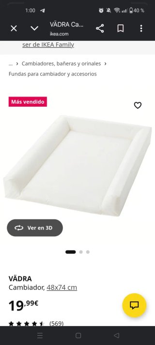 Cambiador IKEA Gulliver Blanco