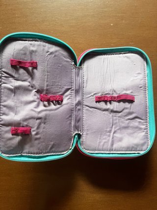 Zaino Stitch Disney + Astuccio 3 zip