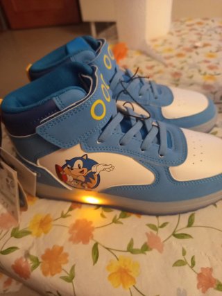 Zapatillas Sonic con Luces Talla 31