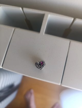 Charm Corazón Plata Madre e Hija