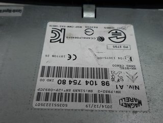 1159511 sistema navegación 9810475480 peugeot 308