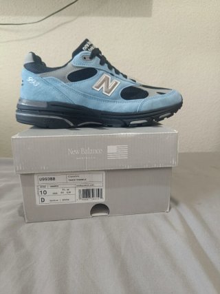 New Balance 993 U993BB Talla 44 Azul/Gris