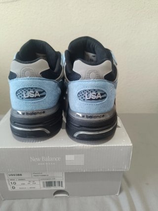New Balance 993 U993BB Talla 44 Azul/Gris