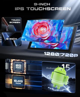 VECHTEL Android15 2+64G AutoRadio 9'' Nissan Juke