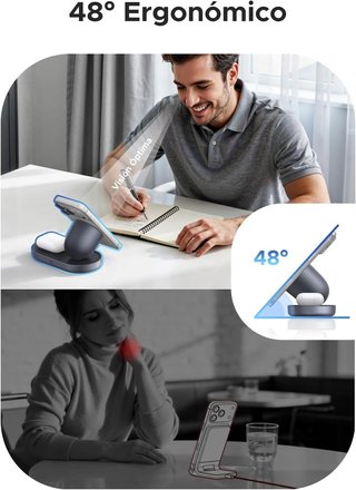 Caricatore wireless UGREEN Qi2 25W MagSafe 2in1
