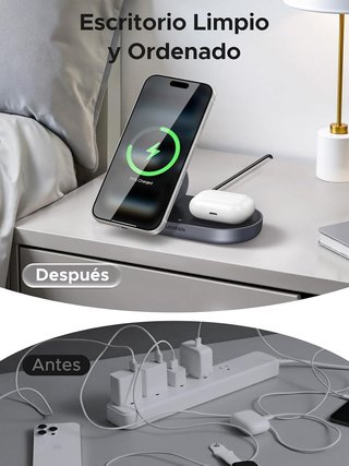 Caricatore wireless UGREEN Qi2 25W MagSafe 2in1