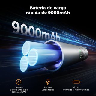 K&F CONCEPT SP25C Luz GOBO 25W 6500K 9000mAh 3,7V