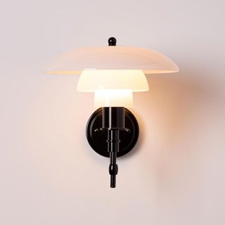 B·LED aplique Marshal Vintage E27 cristal ópal