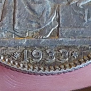 Moneda 1 Peseta Plata 1933 Española(10)