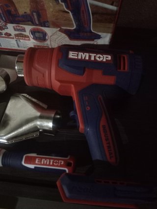 Pistola de calor 20V EMTOP