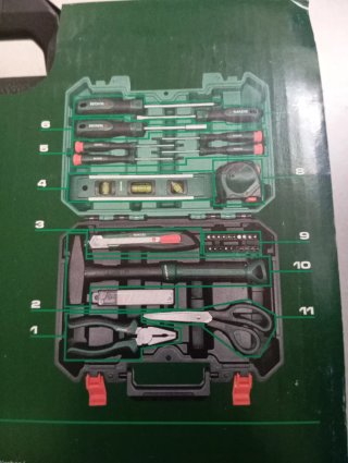 Parkside Caja de Herramientas 35 Piezas