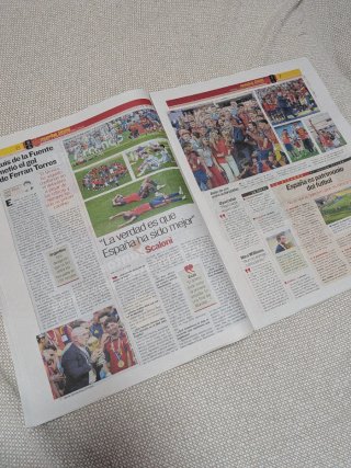 Periódico AS Mundial España 2010