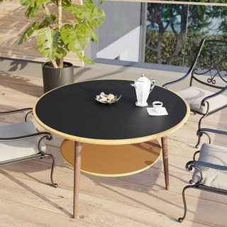 MAIDERN salvamanteles 106cm piel‑corcho recortable