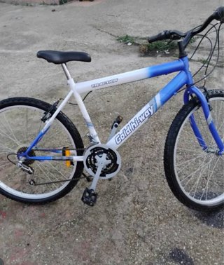 Bicicleta Gold Hi-Way 26 Azul/Blanca