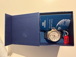 Reloj Festina Solar Energy Oro y Plata
