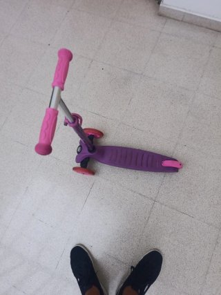 Patinete infantil 3 ruedas morado