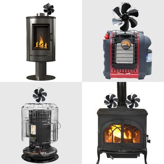 Ventilador Estufa Jumboking 6 Aspas Negro