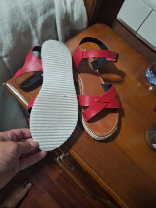 Sandalias Rojas