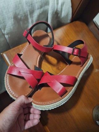 Sandalias Rojas