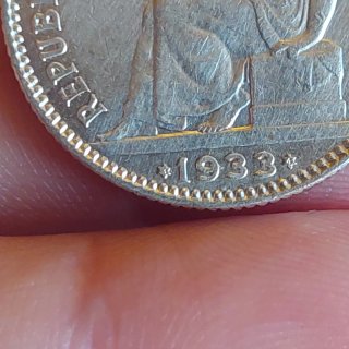 Moneda 1 Peseta Plata 1933 Española(14)