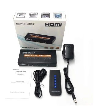 NOWBOTUCH HDMI 2.0 4x1 Switcher 4K@60Hz