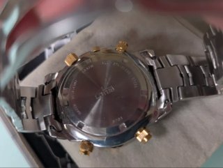 Reloj Lotus Cronógrafo plateado y dorado