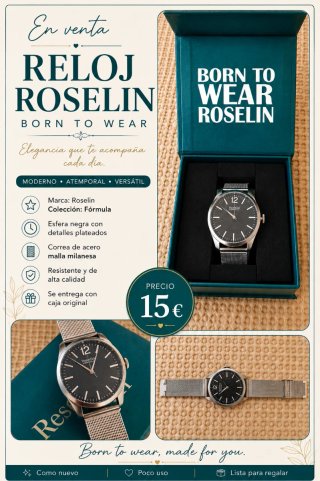 Reloj Roselin Caballero Elegante