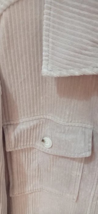 Chaqueta de pana beige AMISU