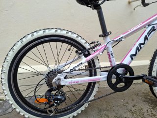 Bicicleta MMR Niña 20 Blanca y Rosa