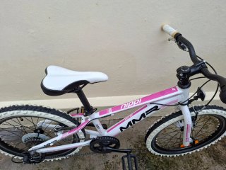 Bicicleta MMR Niña 20 Blanca y Rosa