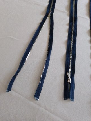 Set 4 Cerniere Sganciabili Blu CM 51