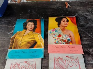 5 carteles  publicidad pin-up oliva Valencia