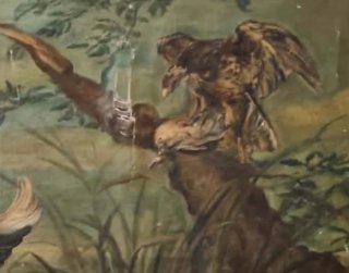 Antiguo óleo sobre lienzo