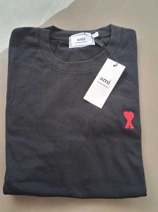 Camiseta AMI Paris Negra Talla S