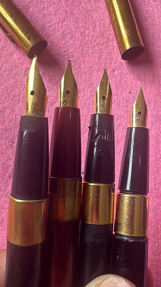 Plumas antiguas americanas 14k