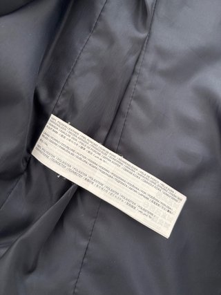 Chaqueta Mango Piel Negra Talla S