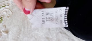 Maglia nera scollatura a V Tg. M