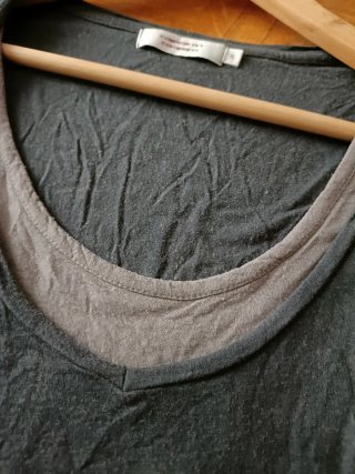 Camiseta Comptoir des Cotonniers gris-topo Talla S