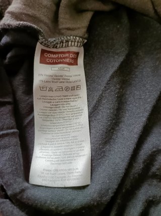 Camiseta Comptoir des Cotonniers gris-topo Talla S
