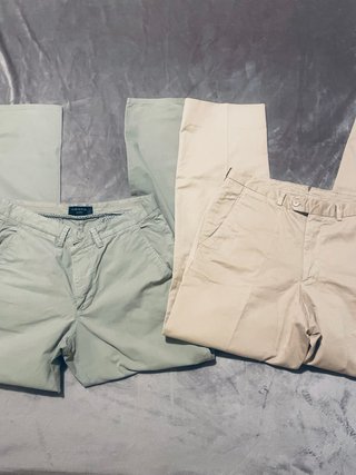 Lote 2 Pantalones Massimo Dutti y Cortefiel