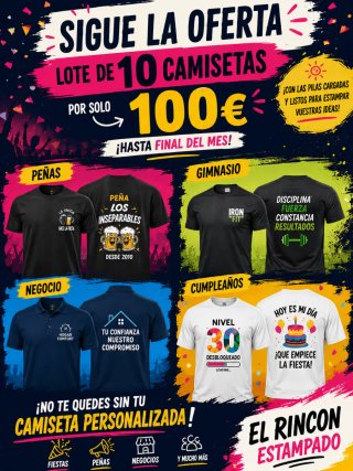 Camisetas personalizadas