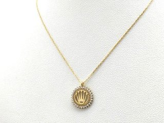 Gargantilla Oro 18k Rolex Circonitas 20cm