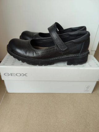 Zapatos Escolares Merceditas Geox Negro Talla 36