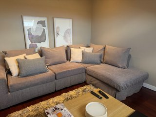 Sofá Chaise Longue Gris