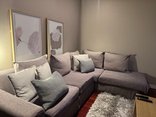 Sofá Chaise Longue Gris