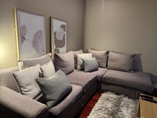 Sofá Chaise Longue Gris