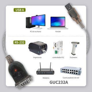 USB to Serial RS-232 Adapter