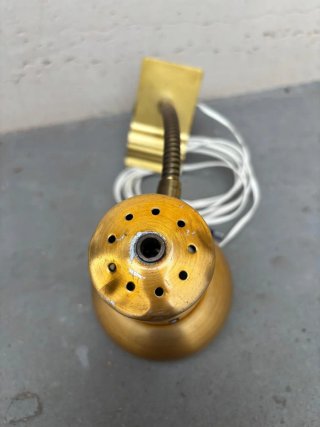 Lampada a pinza ottone