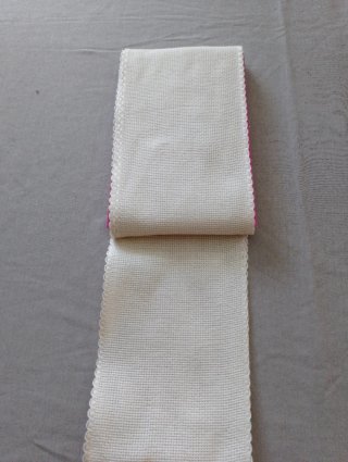 Bordo tela per ricamo écru MT 3.50