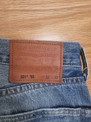 Pantalón vaquero hombre patchwork